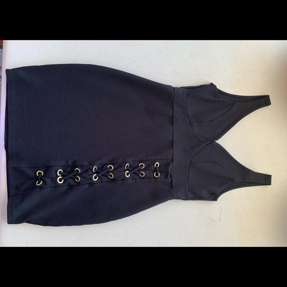 Black cocktail dress